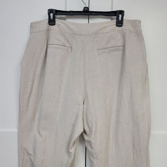 Lane bryant wide leg linen blend pants, 16 - Picture 7 of 9